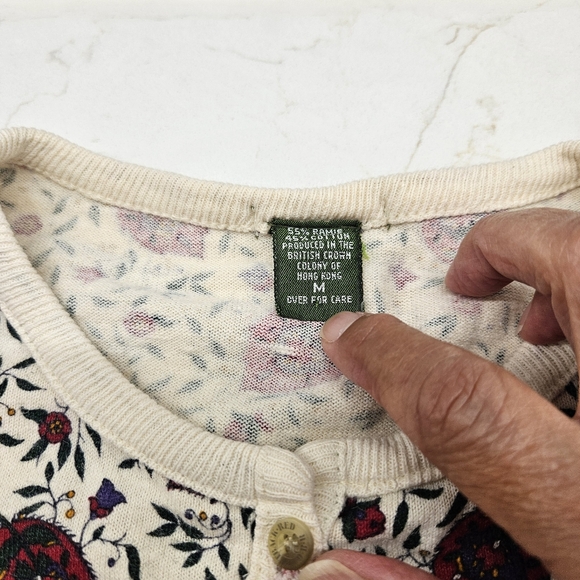 Vintage shell and cardigan set, size medium - Picture 8 of 8